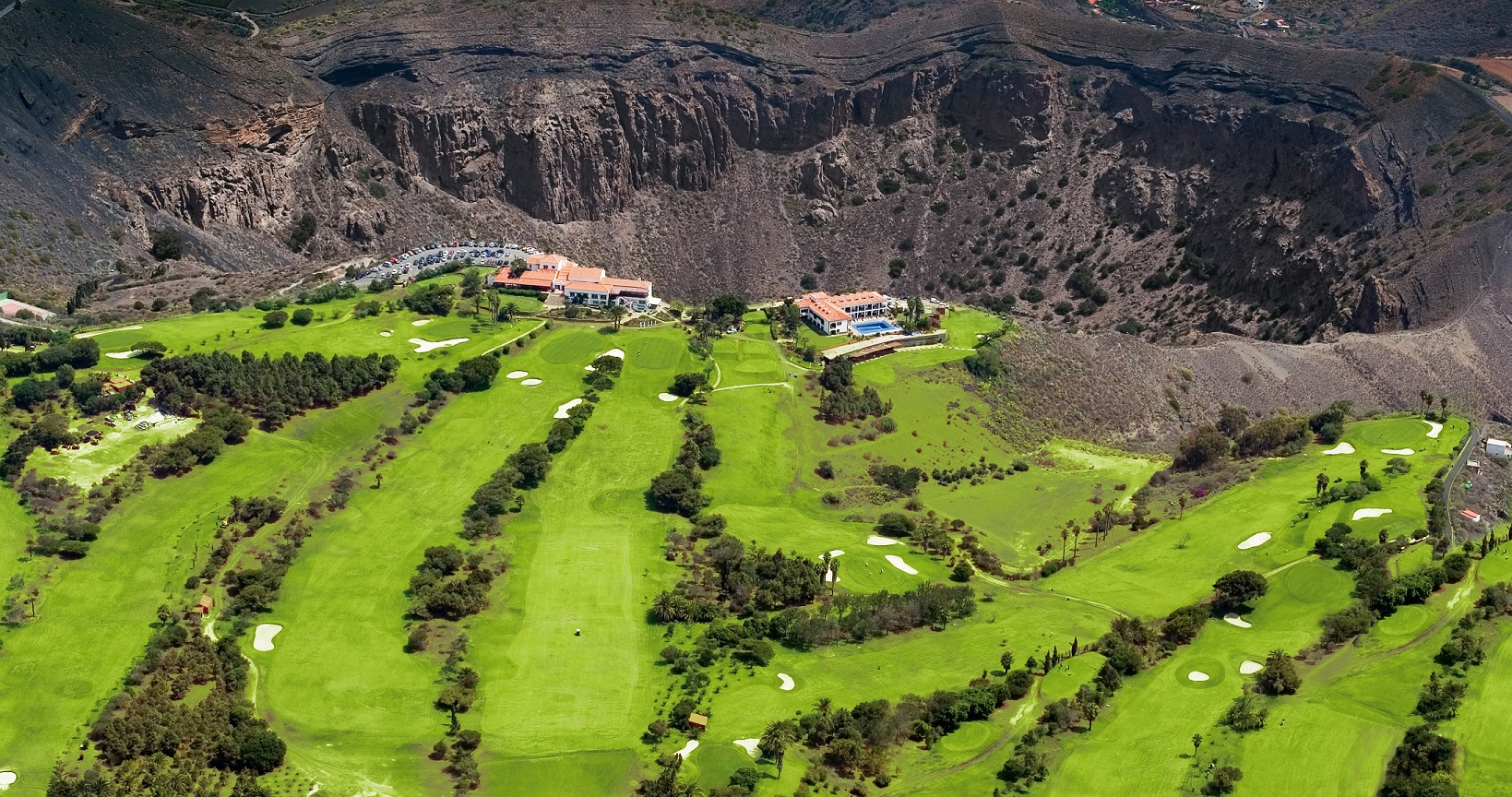 View of Las Palmas (Bandama) on the island of Gran Canaria